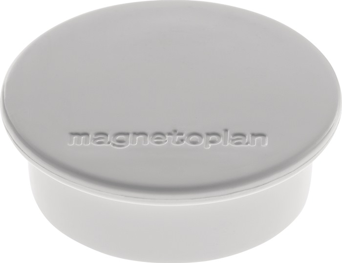 Magnet Premium D.40mm grau MAGNETOPLAN - Inhalt 10 Stück