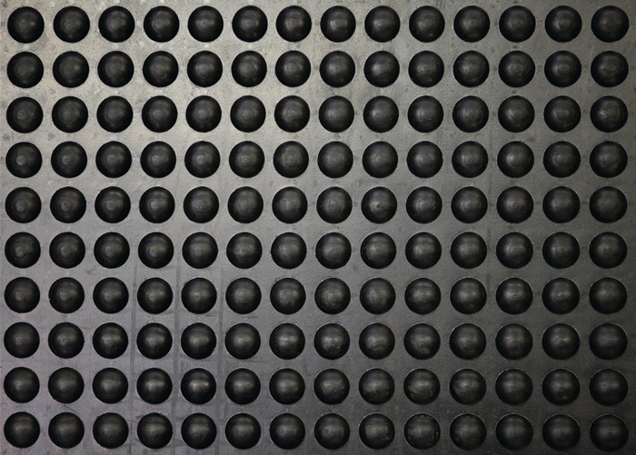 Arbeitsplatzbodenbelag Fertigmatte L1200xB900xS13mm schwarz Naturkautschuk