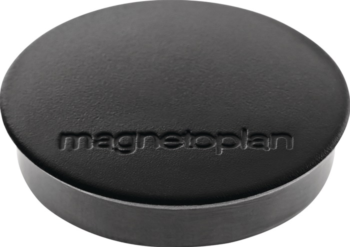 Magnet Basic D.30mm schwarz MAGNETOPLAN - Inhalt 10 Stück