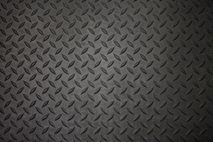Arbeitsplatzbodenbelag Fertigmatte L710xB780xS13mm schwarz Naturkautschuk